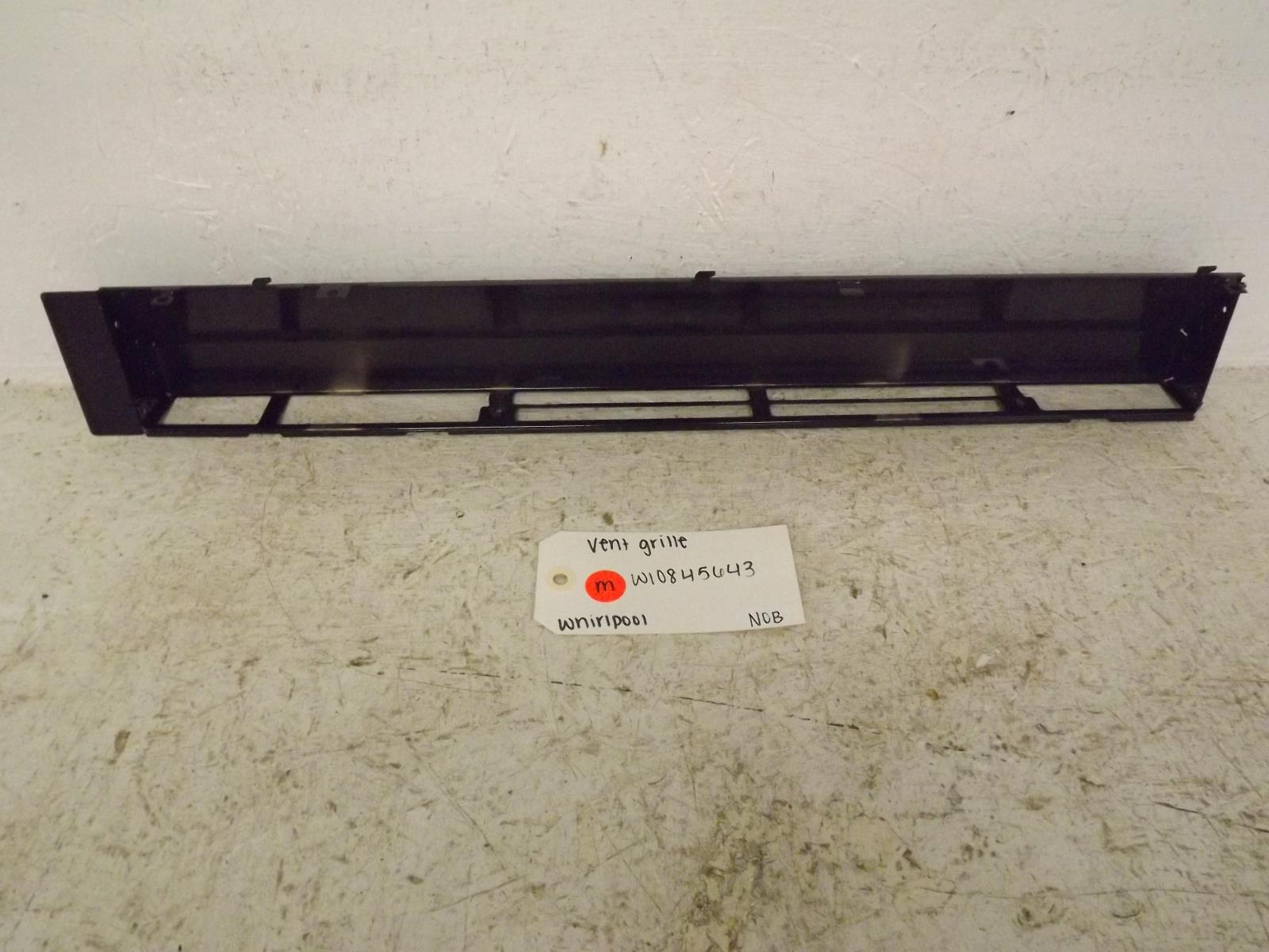 Whirlpool Microwave W10845643 Vent Grille NOB Whirlpool Microwave W10845643 Vent Grille NOB